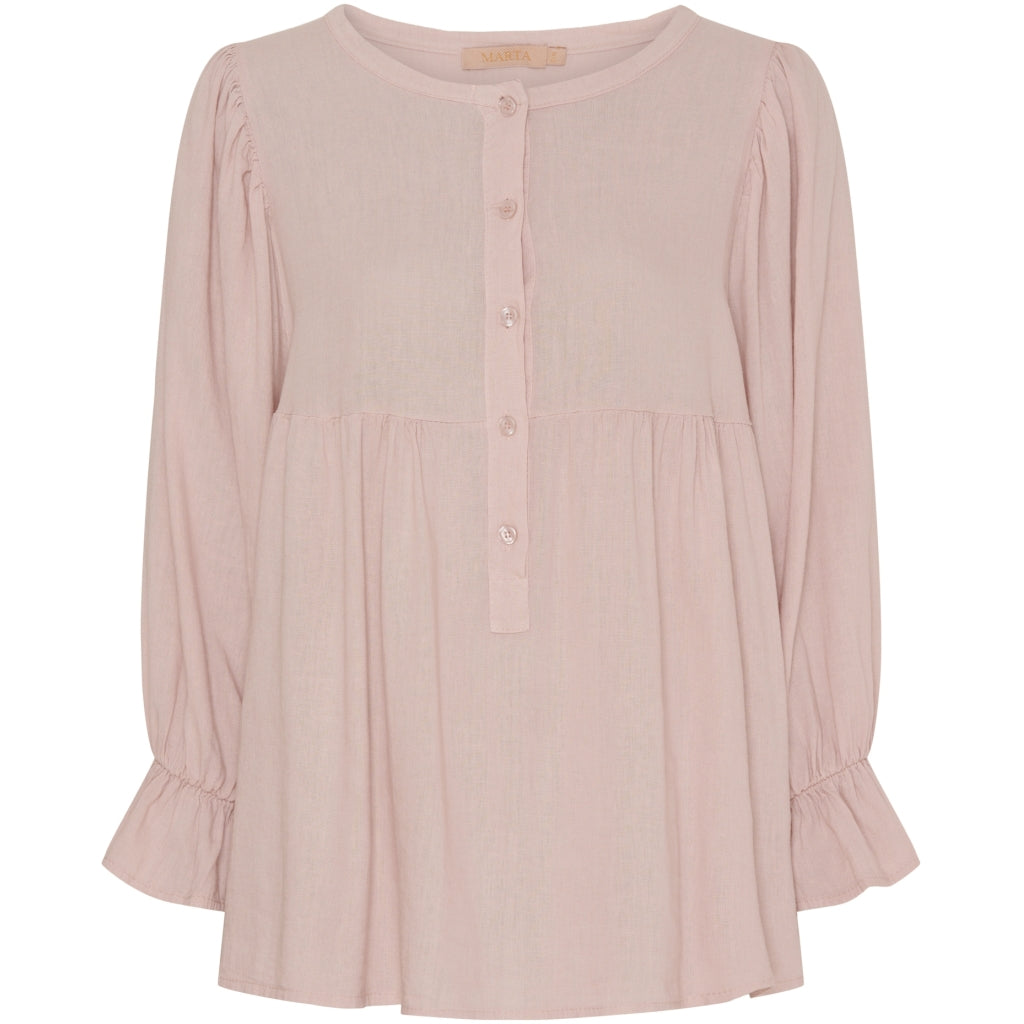 MARTA DU CHATEAU Marta Du Chateau dam blus MdcCoco 6137 Blouse Cipria rose