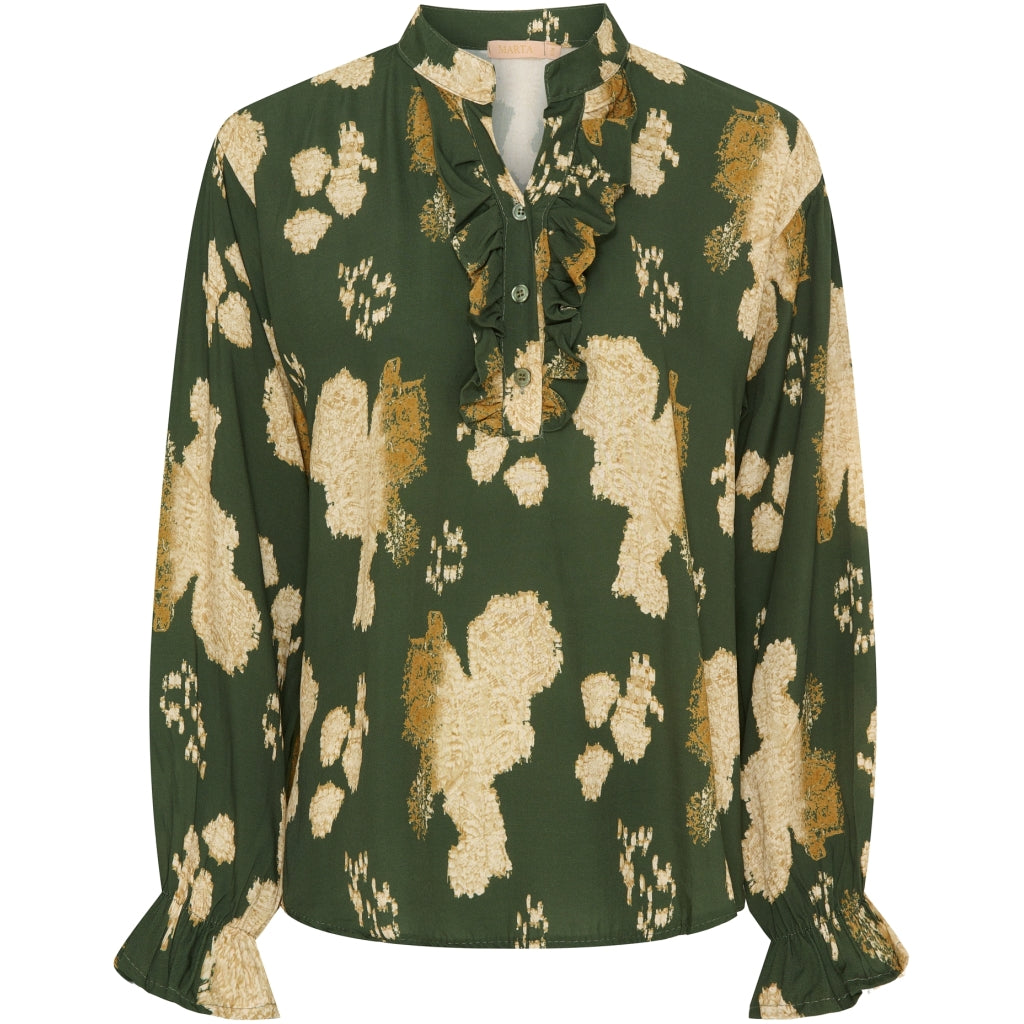 MARTA DU CHATEAU Marta Du Chateau dam skjorta MdcAya Shirt Military3320