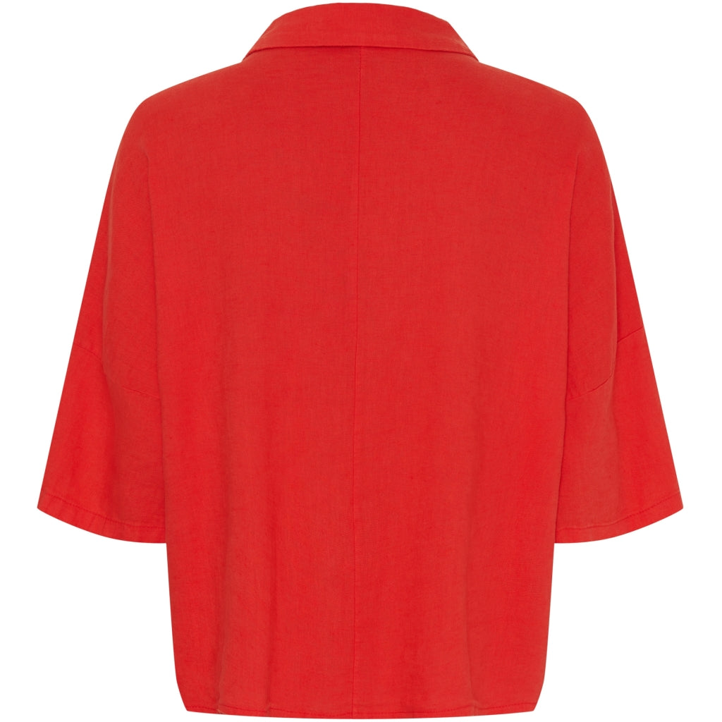 MARTA DU CHATEAU Marta Du Chateau dam skjorta MdcMinna Shirt Red