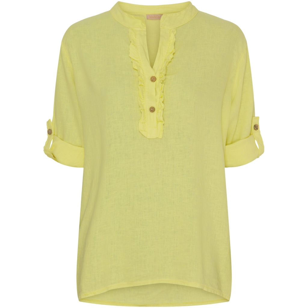 MARTA DU CHATEAU Marta du chateau dam skjorta 85731-1 Shirt Giallo3275