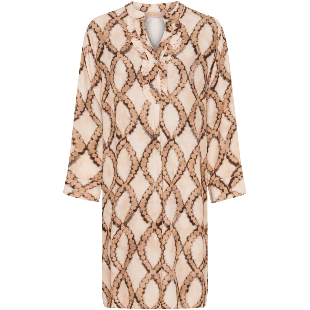 MARTA DU CHATEAU Marta du chateau dam klänning 2604B Dress Beige new