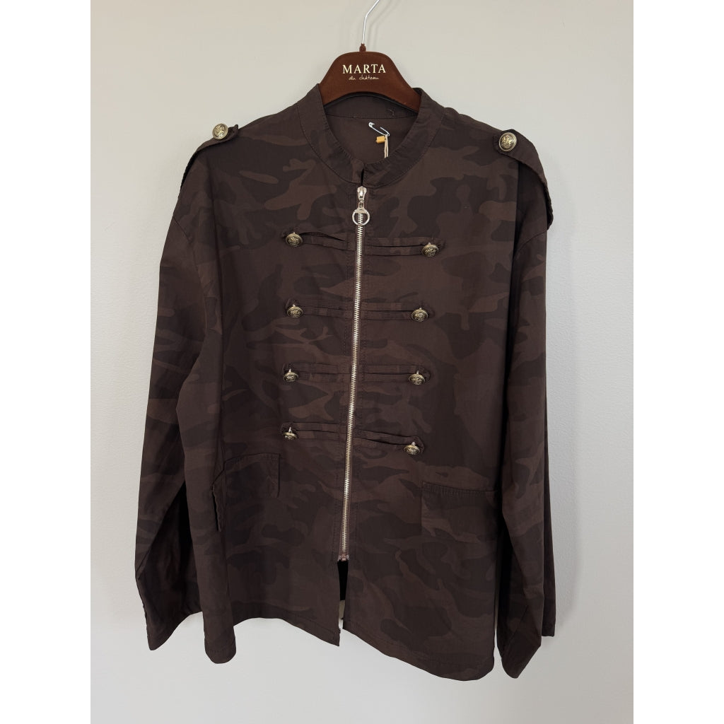 MARTA DU CHATEAU MArta du chateau Dam Jacka MdcSolstice 22322 Jacket Chocolate