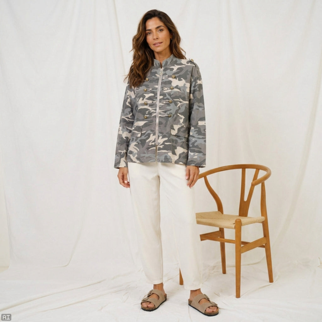 MARTA DU CHATEAU Marta du chateau Dam Jacka MdcSolstice 22322 Jacket Fango