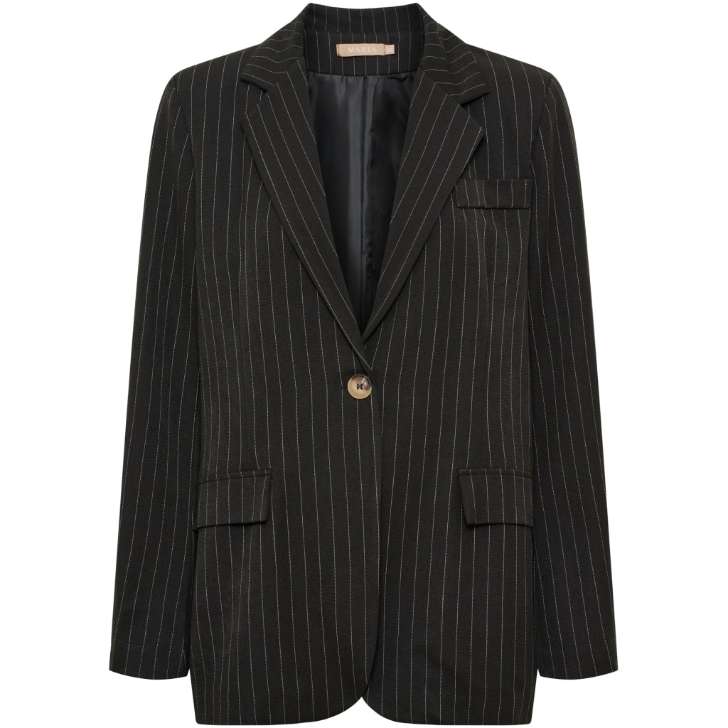 MARTA DU CHATEAU Marta Du Chateau Dam Blazer MdcDusk 15502NF Blazer Black1405