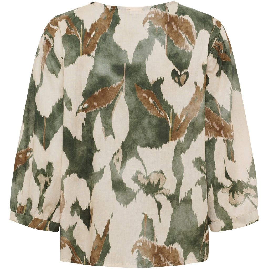 MARTA DU CHATEAU Marta Du Chateau Dam Blus MdcCosmos 8687 Blouse Military516tpu