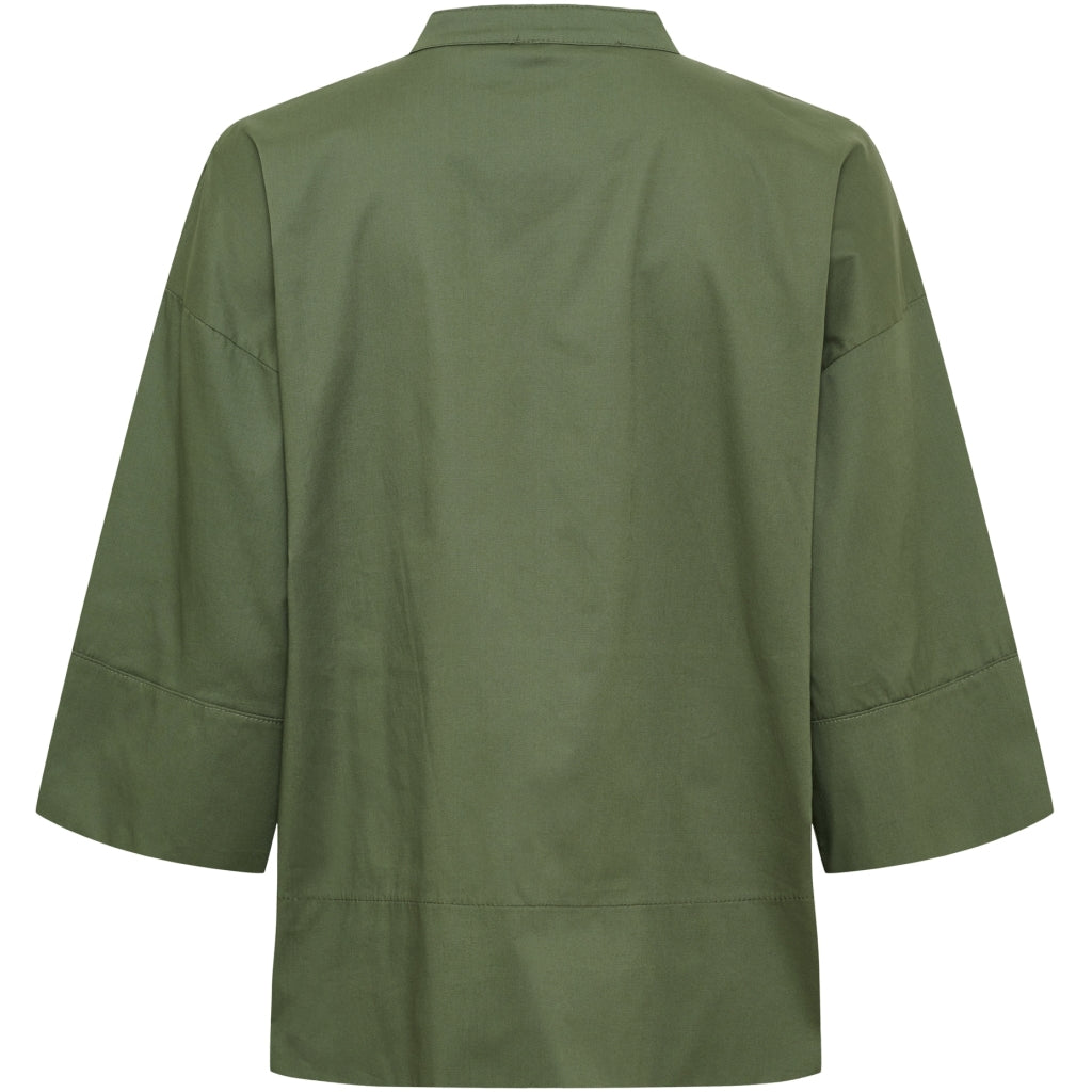 MARTA DU CHATEAU Marta Du Chateau Dam Blus MdcGinger 8627 Blouse Military