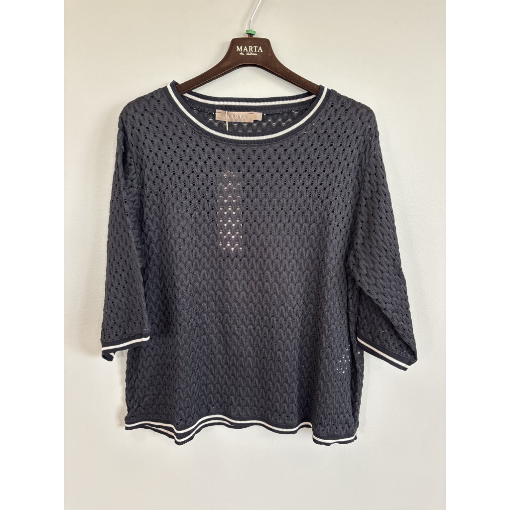 MARTA DU CHATEAU Marta Du Chateau Dam Blus MdcRowan 8701 Blouse Black