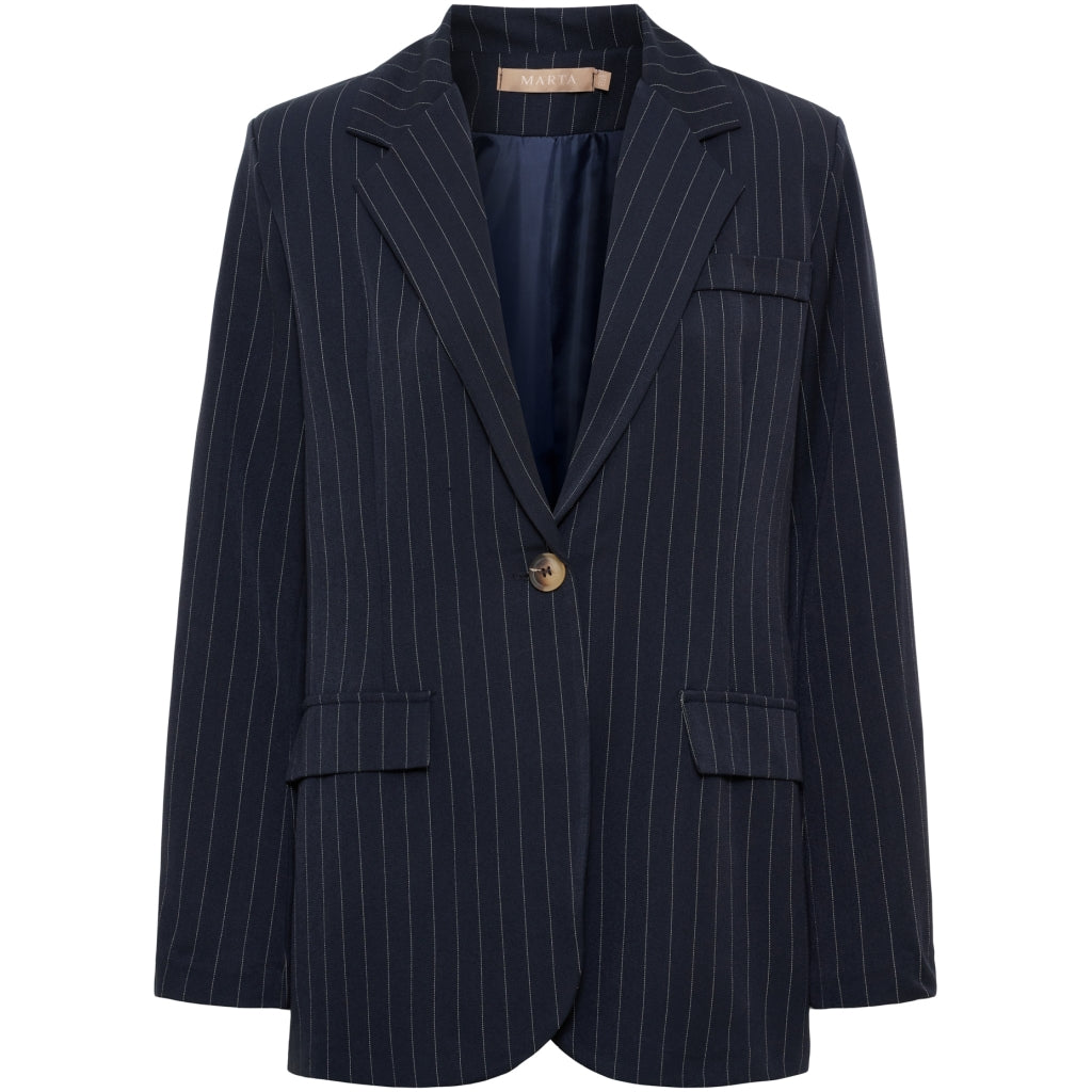 MARTA DU CHATEAU Marta Du Chateau Dam Blazer MdcDusk 15502NF Blazer Navy8