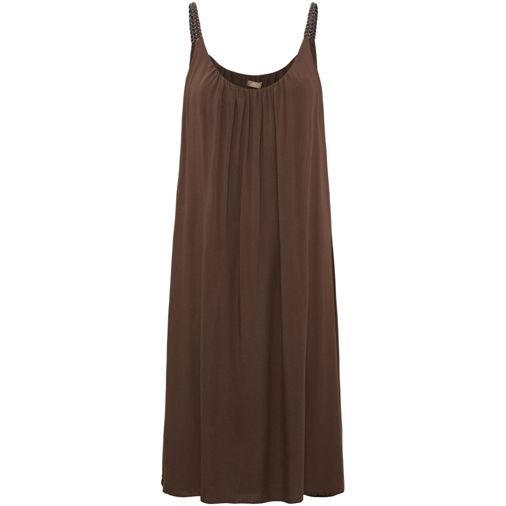MARTA DU CHATEAU Marta Du Chateau Dam Klänning MDCNAT 20514 Dress Chocolate