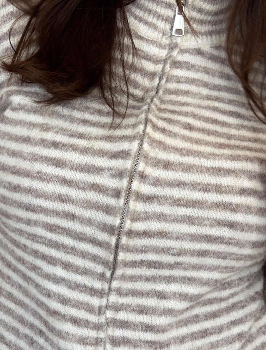 MARTA DU CHATEAU Marta Du Chateau Dam Kofta MdcAnais 9586 Cardigan Beige