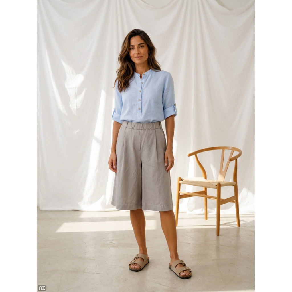 MARTA DU CHATEAU Marta Du Chateau Dam Shorts MdcZosia Shorts Fango