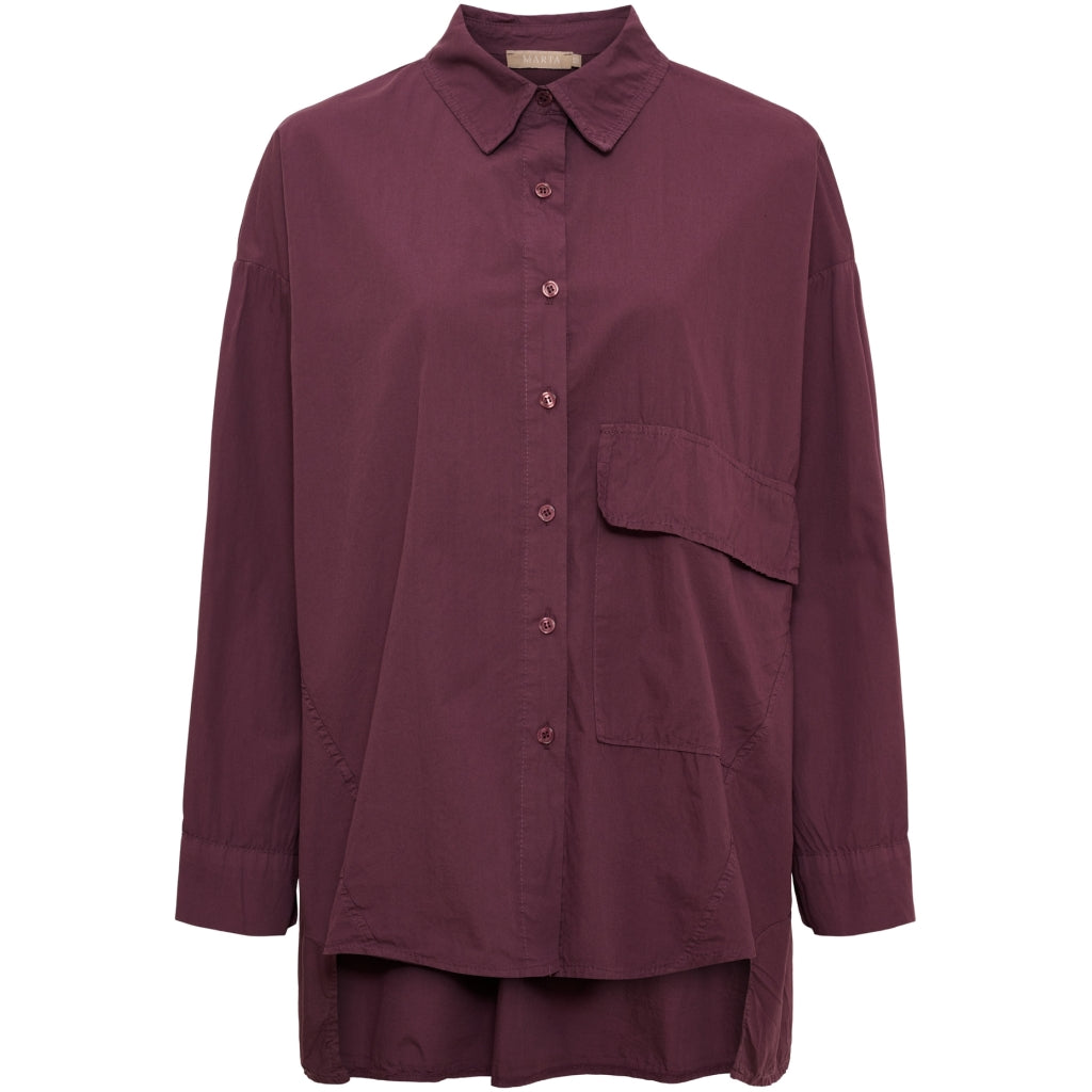 MARTA DU CHATEAU Marta Du Chateau Dam Skjorta MdcLisandra Shirt Bourgogne78003