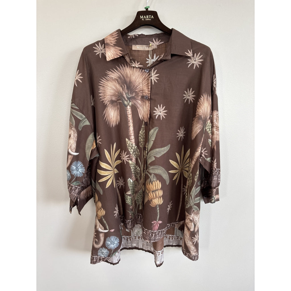 MARTA DU CHATEAU Marta Du Chateau Dam Skjorta MdcLyanna 8685 Shirt Moro5543AXPE