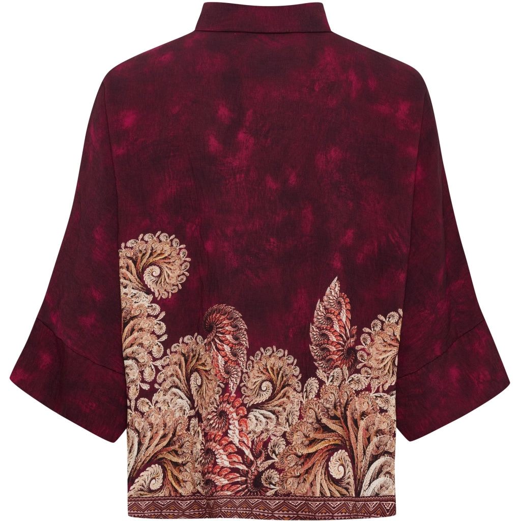 MARTA DU CHATEAU Marta Du Chateau Dam Skjorta MdcMirage 8717 Shirt Bordeaux