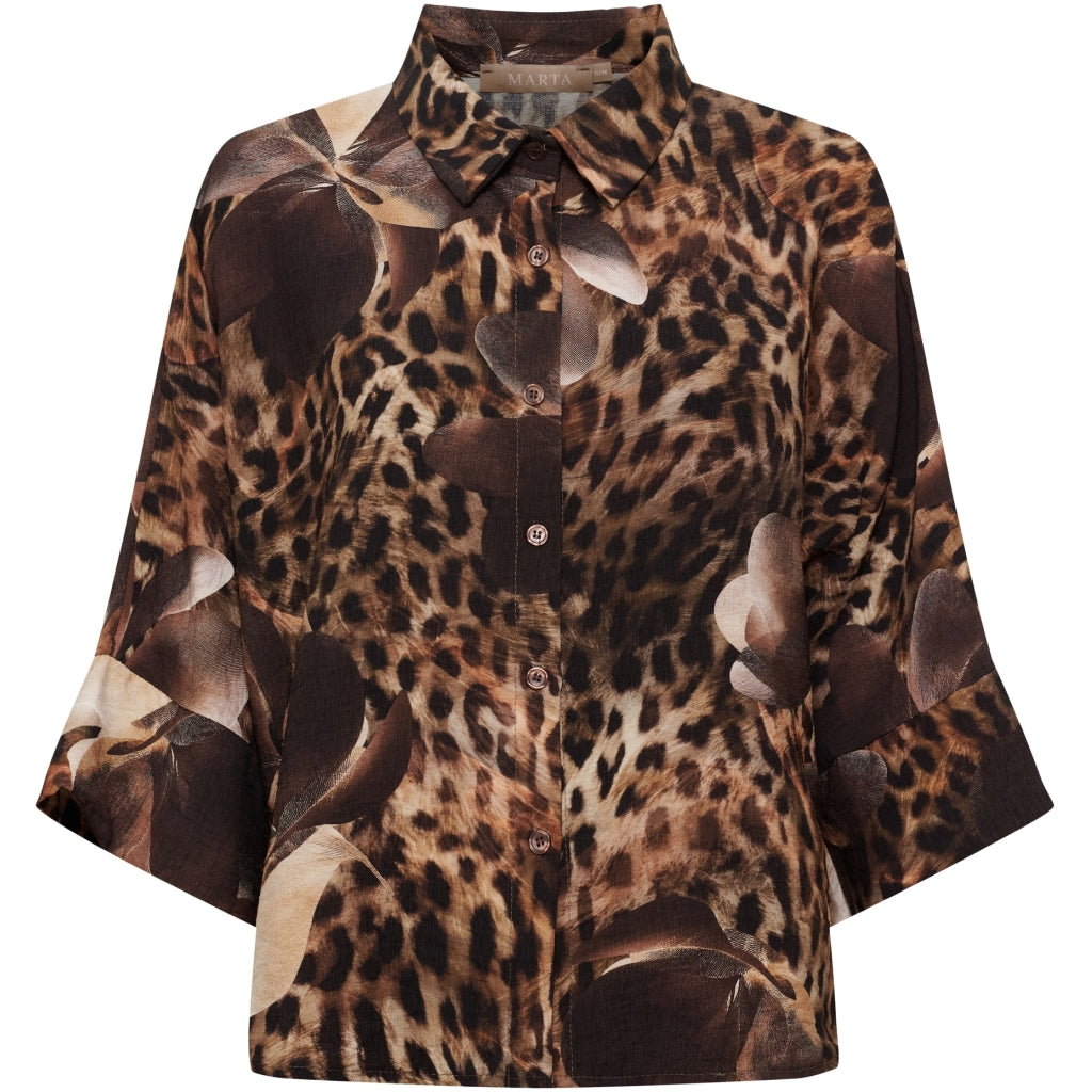 MARTA DU CHATEAU Marta Du Chateau Dam Skjorta MdcMirage 8717 Shirt Moro6621vpf