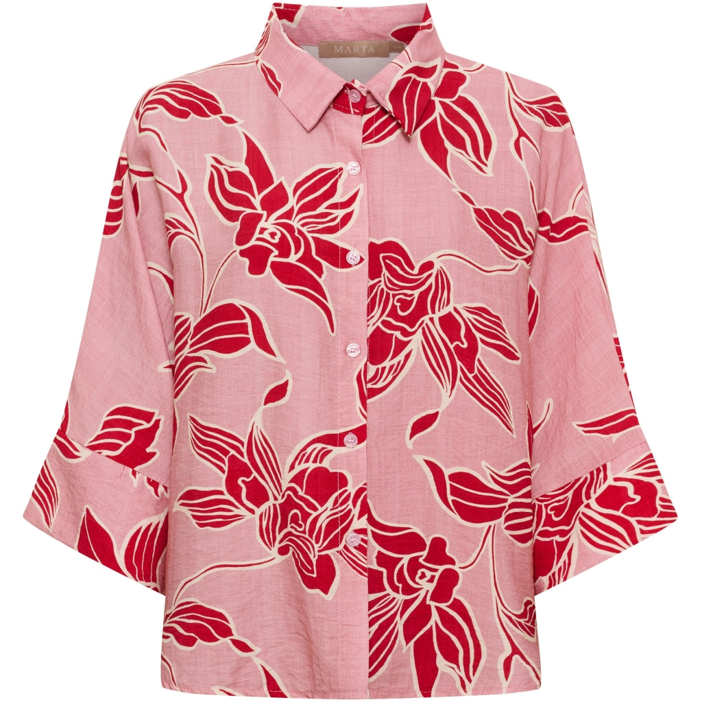 MARTA DU CHATEAU Marta Du Chateau Dam Skjorta MdcMirage 8717 Shirt Rosa5562tpk