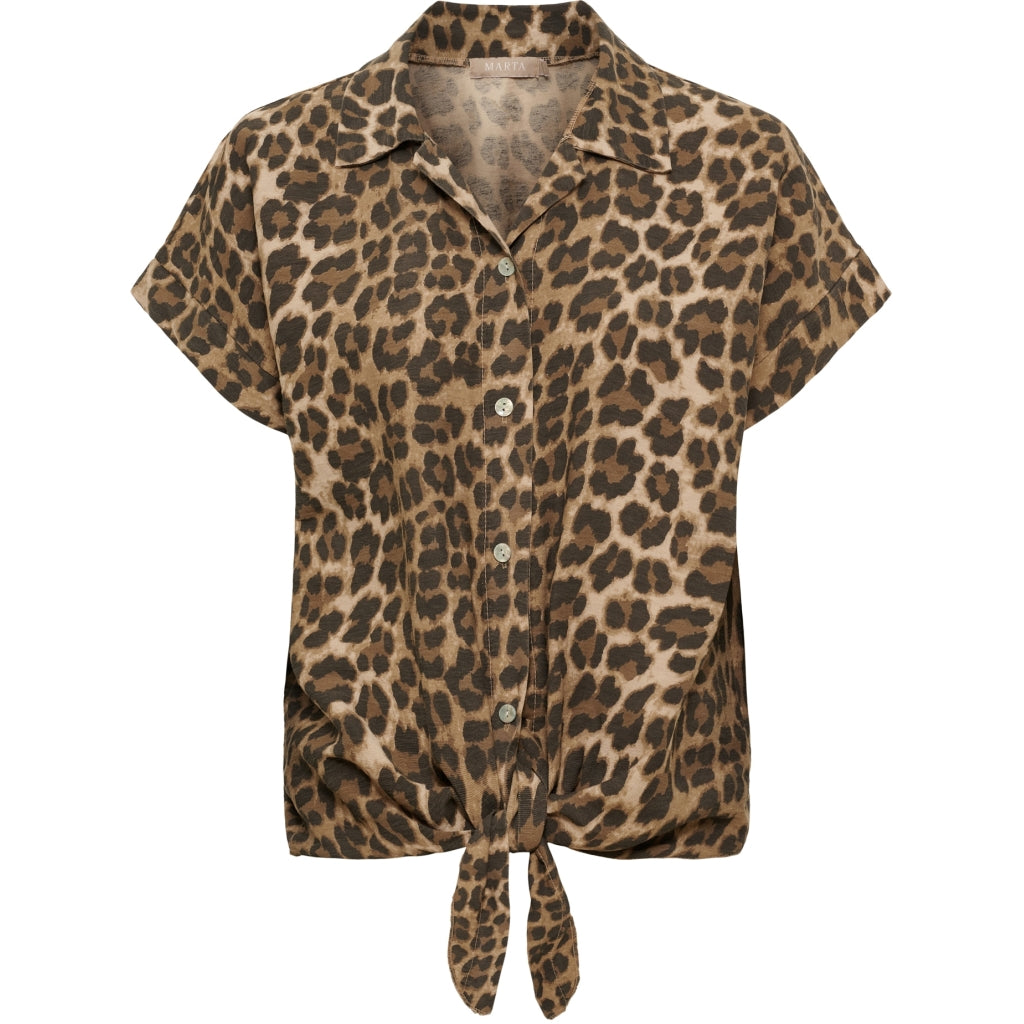 MARTA DU CHATEAU Marta Du Chateau Dam Skjorta MdcVianne Shirt Camello Leo