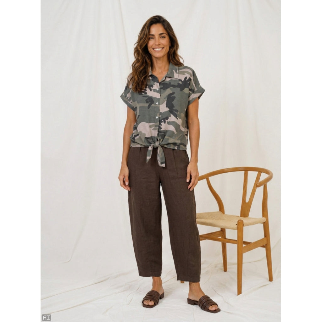 MARTA DU CHATEAU Marta Du Chateau Dam Skjorta MdcVianne Shirt Military6
