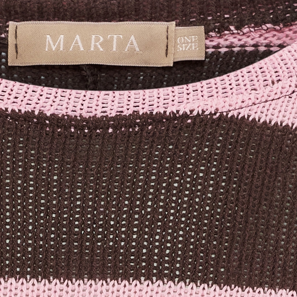 MARTA DU CHATEAU Marta Du Chateau Dam Stickat MdcCascade 58678 Knit Moro/Pink