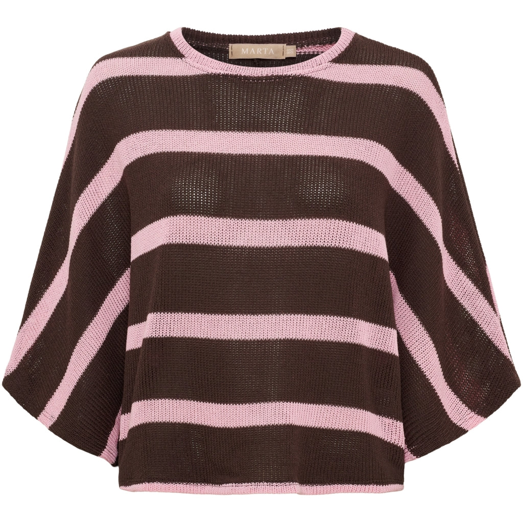 MARTA DU CHATEAU Marta Du Chateau Dam Stickat MdcCascade 58678 Knit Moro/Pink