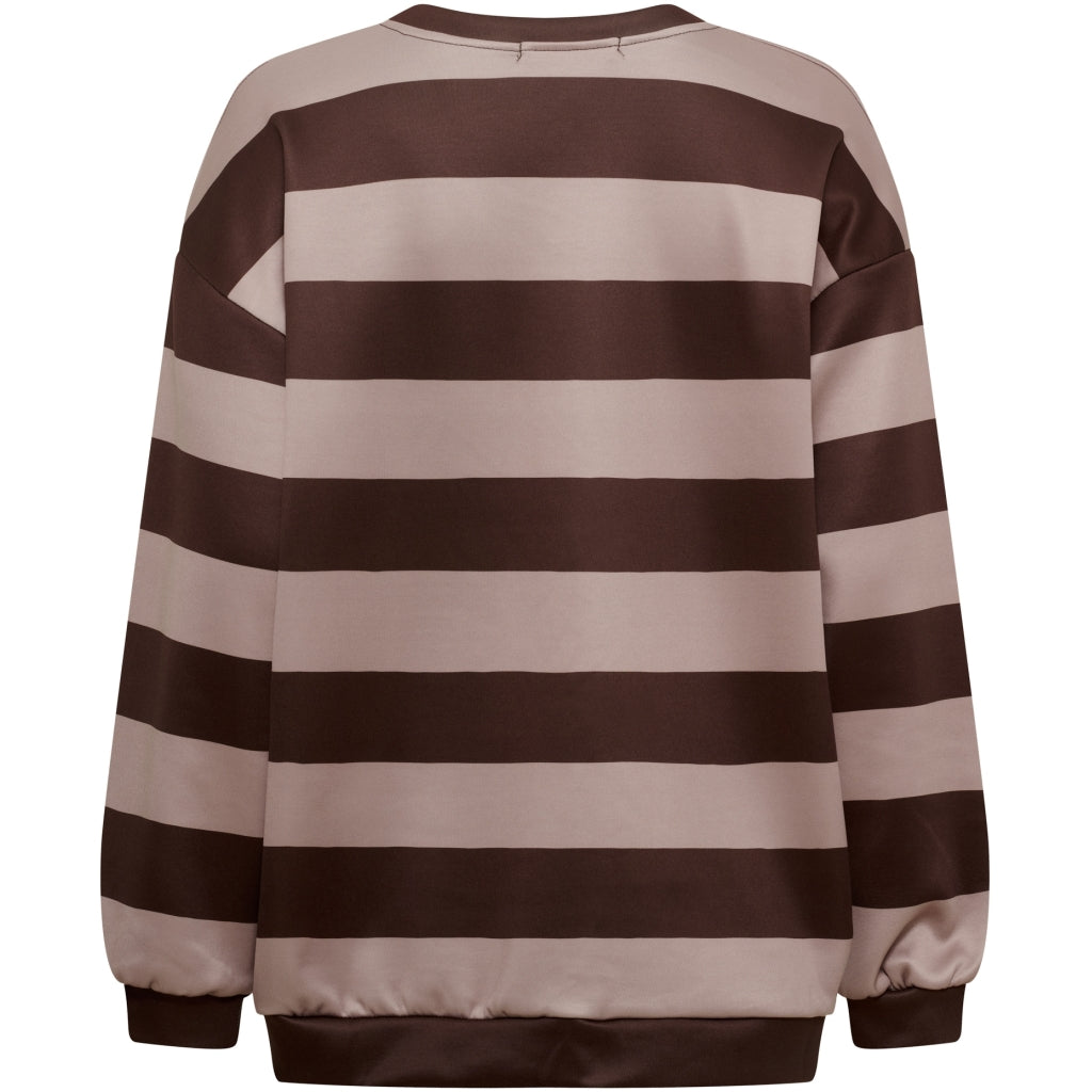 MARTA DU CHATEAU Marta Du Chateau Dam Sweatshirt MdcNerina Sweatshirt Moro/Fango