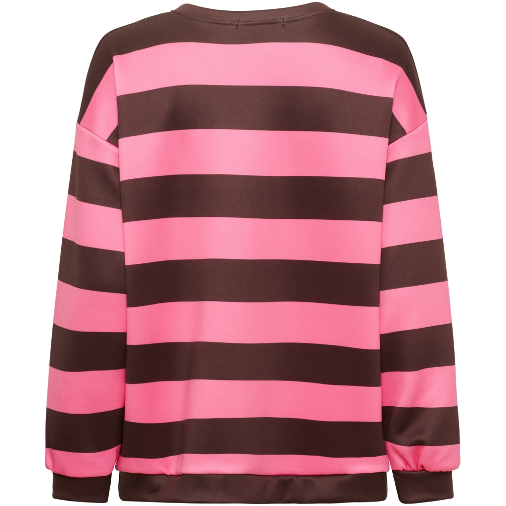 MARTA DU CHATEAU Marta Du Chateau Dam Sweatshirt MdcNerina Sweatshirt Moro/Pink