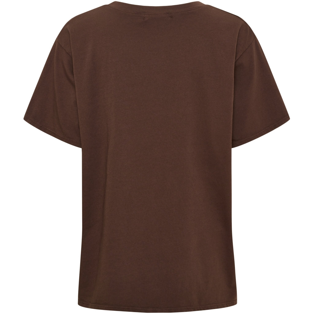 MARTA DU CHATEAU Marta Du Chateau Dam T-Shirt MDCINGE T-shirt Chocolate