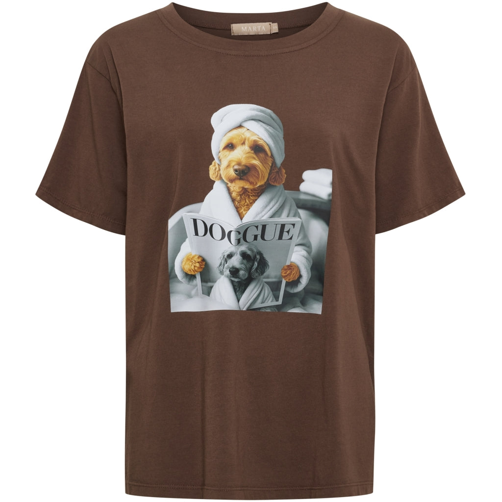 MARTA DU CHATEAU Marta Du Chateau Dam T-Shirt MDCINGE T-shirt Moro N2