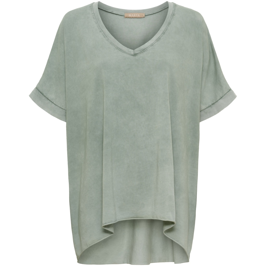 MARTA DU CHATEAU Marta Du Chateau Dam T-Shirt MdcEliska T-shirt Kaki