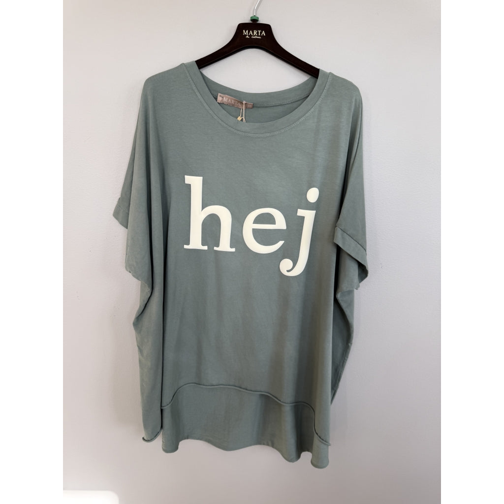 MARTA DU CHATEAU Marta Du Chateau Dam T-shirt MdcJunia T-shirt Kaki/Offwhite