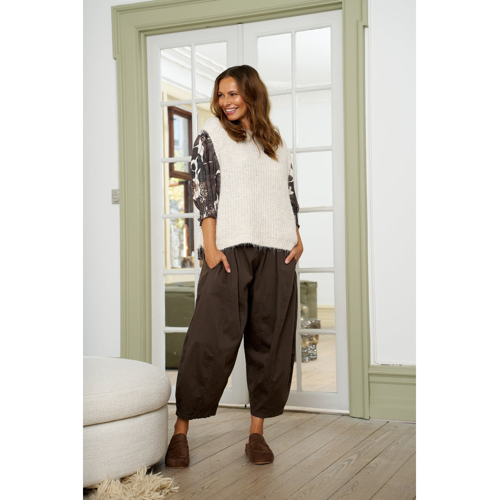 MARTA DU CHATEAU Marta Du Chateau Dam Väst MdcCoast 9851 Vest Beige Melange