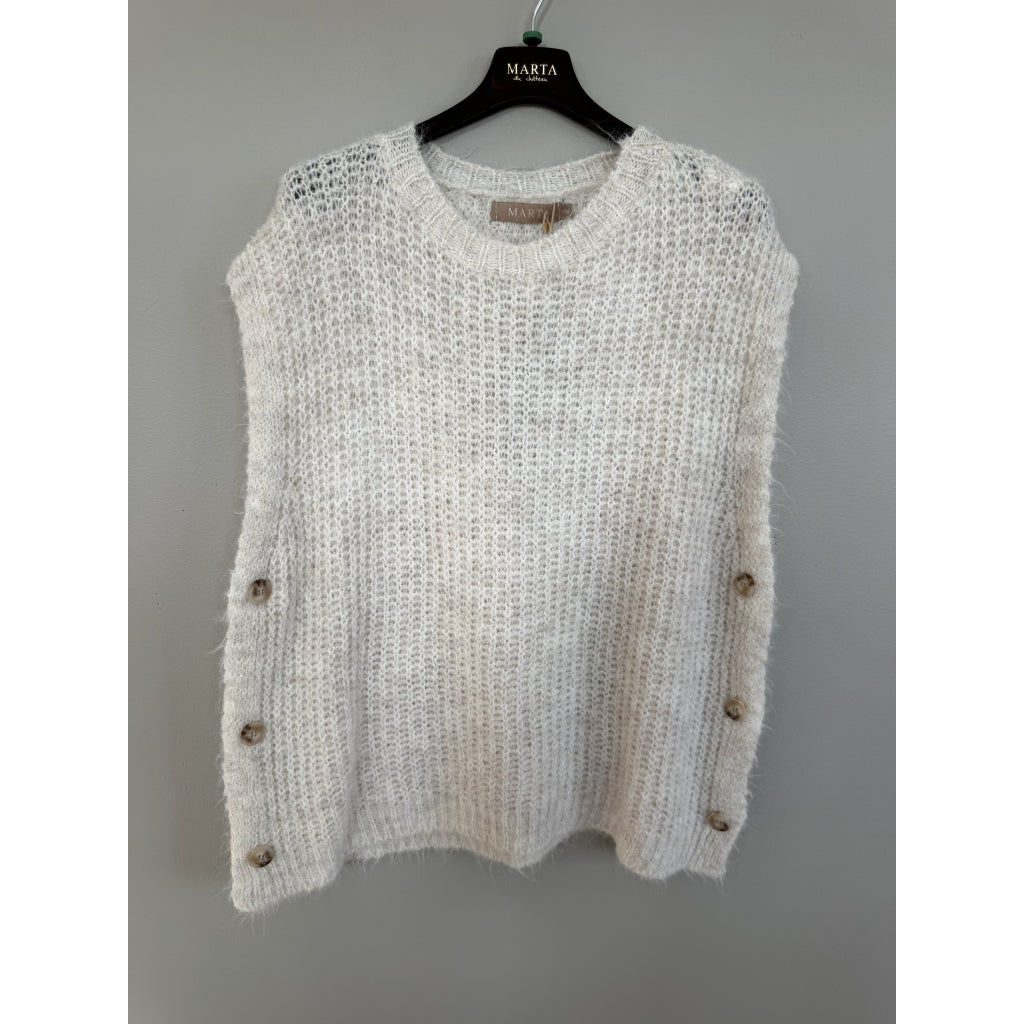 MARTA DU CHATEAU Marta Du Chateau Dam Väst MdcCoast 9851 Vest Beige Melange