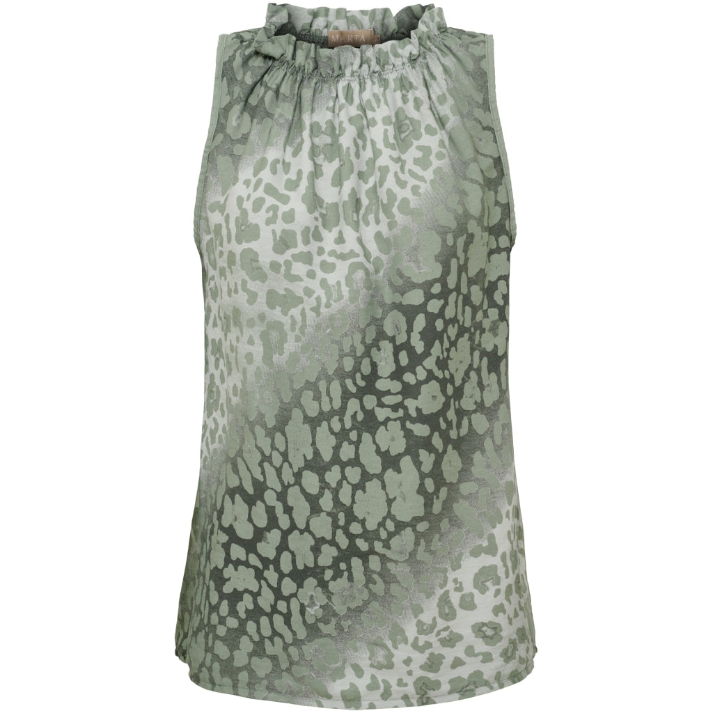 MARTA DU CHATEAU Marta Du Chateau Dam topp MDCLUCINA Top Military