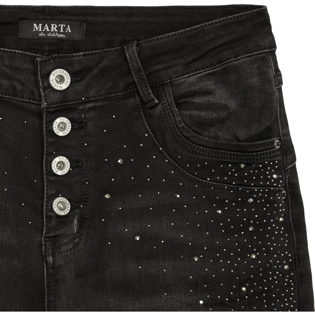 MARTA DU CHATEAU Marta Du Chateau dam Silke Jeans Restudsalg Col/Size