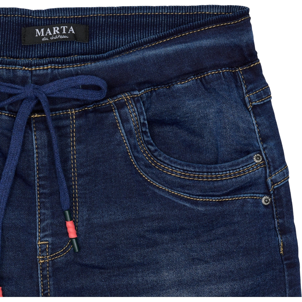 MARTA DU CHATEAU Marta Du Chateau dam Tina Jeans 2303-1 Restudsalg Blue Denim