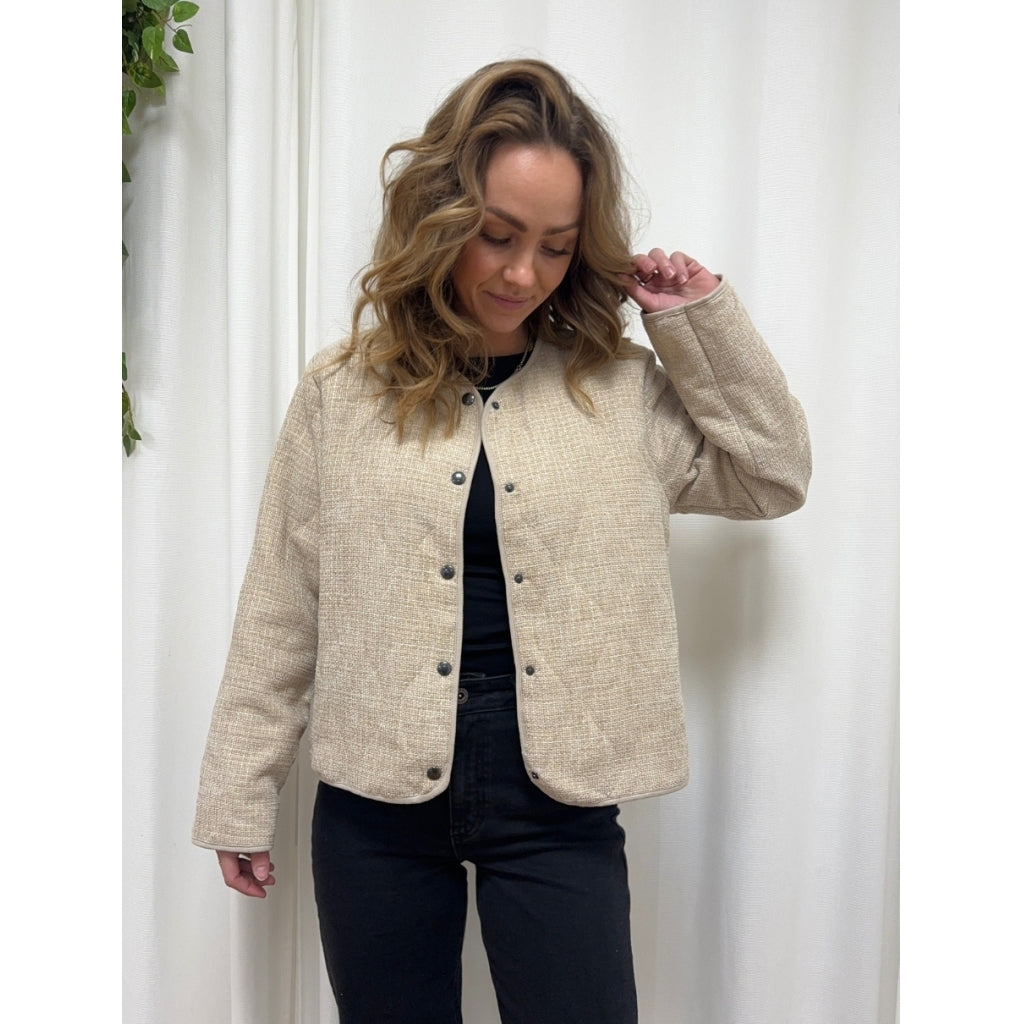 MARTA DU CHATEAU Marta Du Chateau dam jacka MdcRoseanne Restudsalg Beige