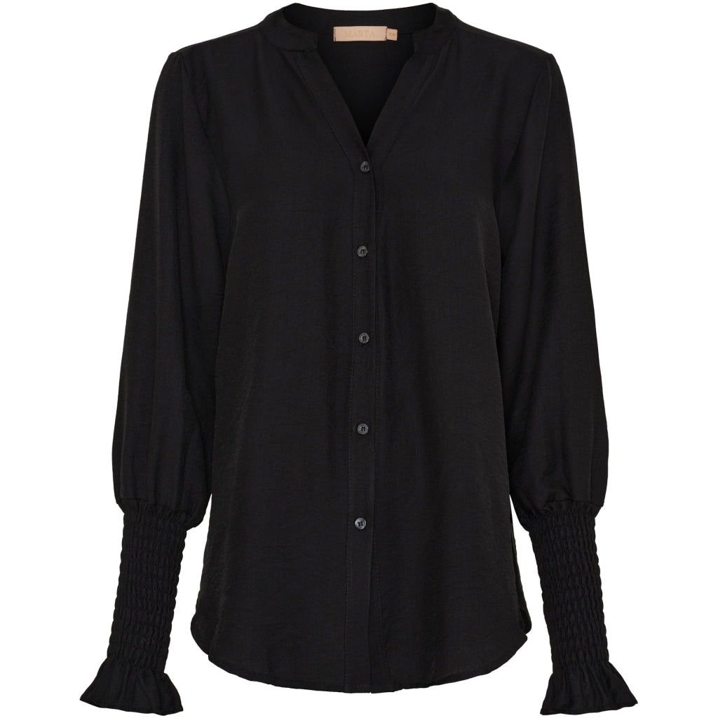 MARTA DU CHATEAU Marta Du Chateau dam skjorta MdcRebecca Shirt Black