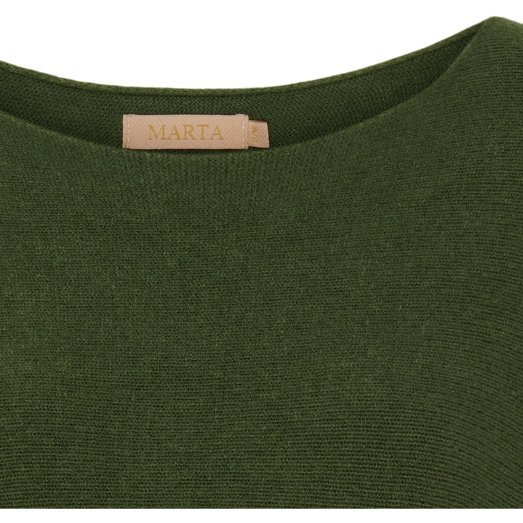 MARTA DU CHATEAU Marta Du Chateau dam stickad Dagmar Knit Army9436