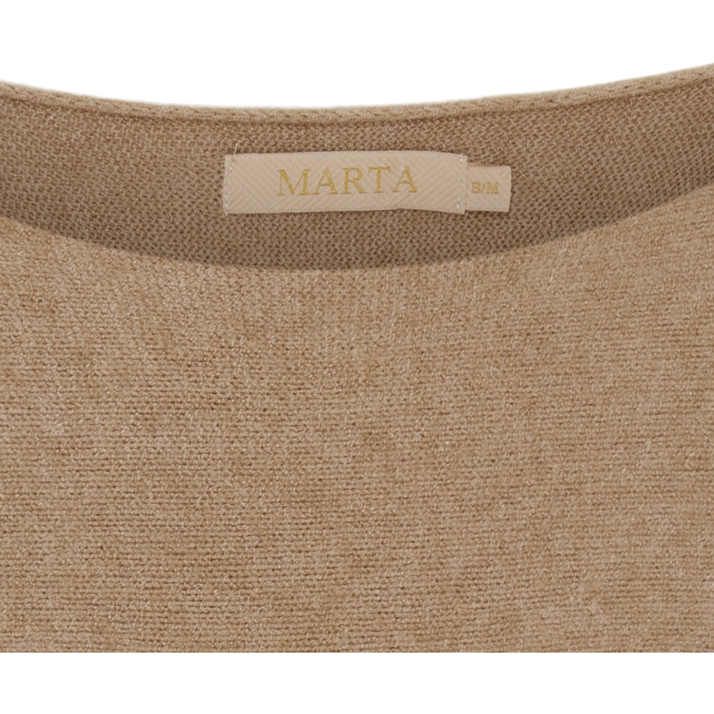 MARTA DU CHATEAU Marta Du Chateau dam stickad Dagmar Knit Camel