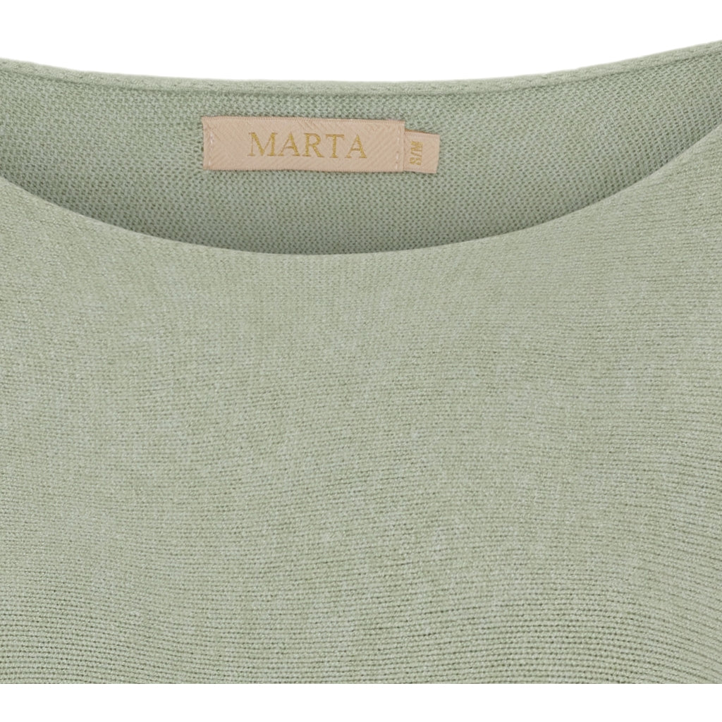 MARTA DU CHATEAU Marta Du Chateau dam stickad Dagmar Knit Salvia1178