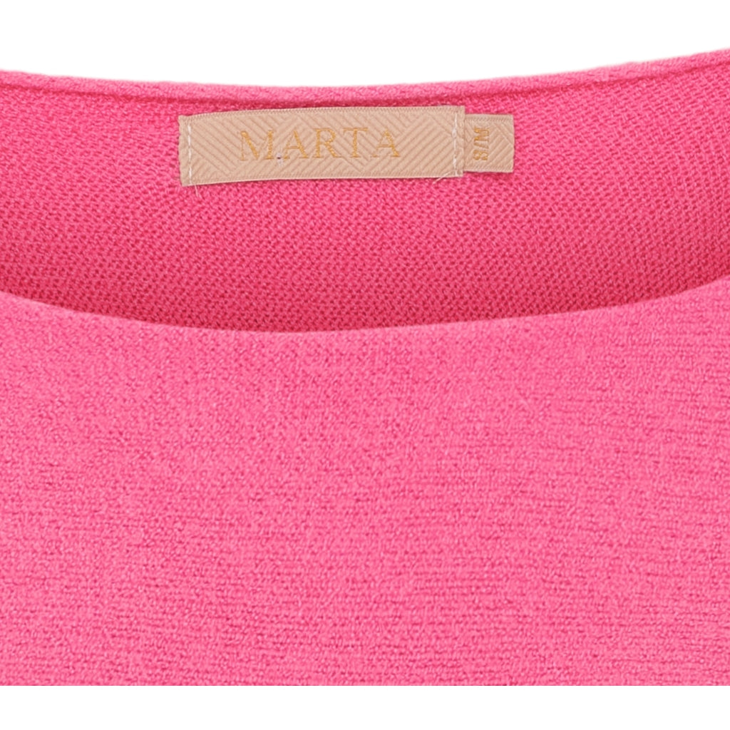 MARTA DU CHATEAU Marta Du Chateau dam stickad Dagmar 5001 Knit Fuxia Fluo