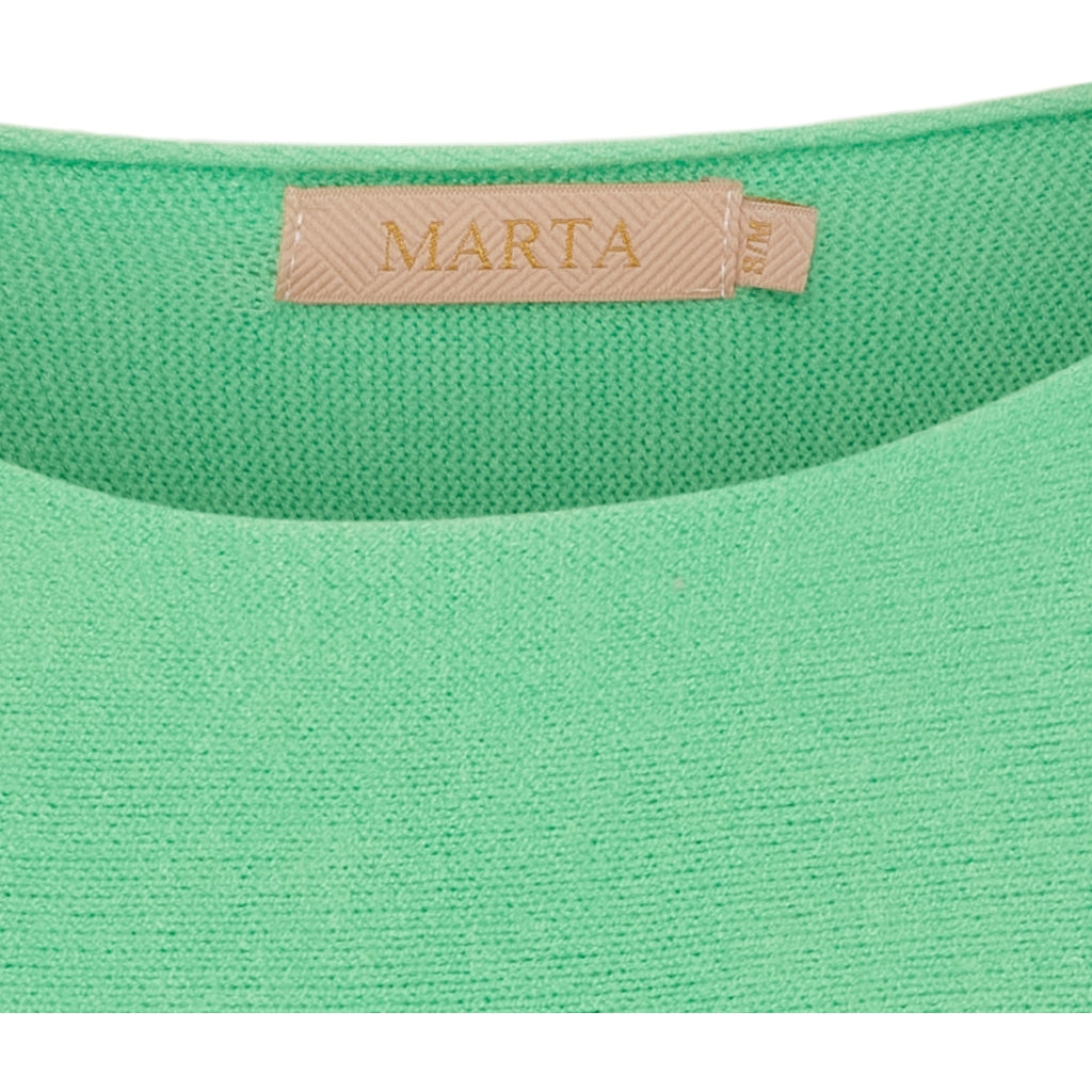 MARTA DU CHATEAU Marta Du Chateau dam stickad Dagmar 5001 Knit Green Fluo