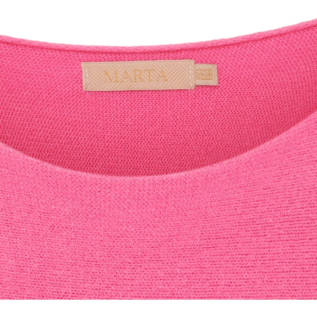 MARTA DU CHATEAU Marta Du Chateau dam stickad MdcSia Knit Fuxia Fluo