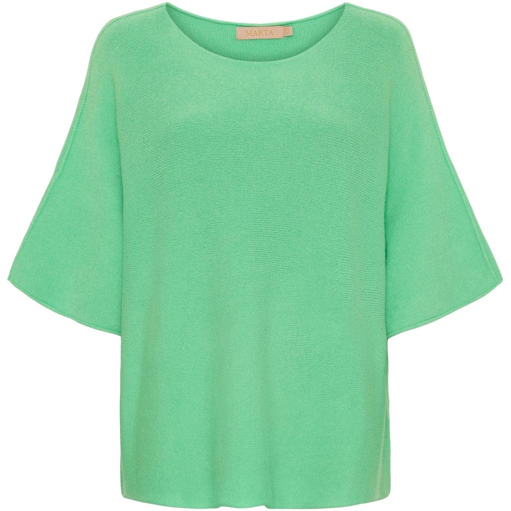 MARTA DU CHATEAU Marta Du Chateau dam stickad MdcSia Knit Green Fluo