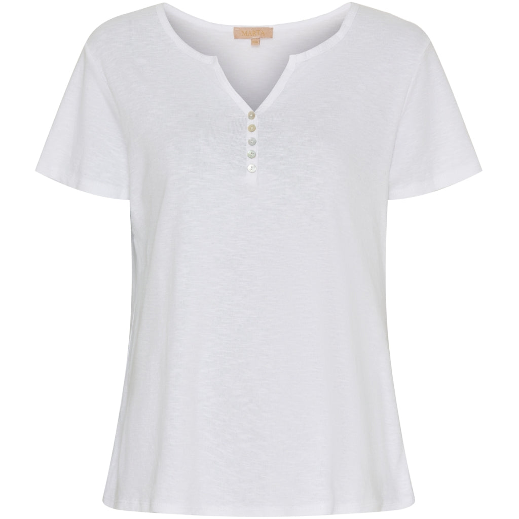 MARTA DU CHATEAU Marta Du Chateau dam t-shirt MdcJöna T-shirt White