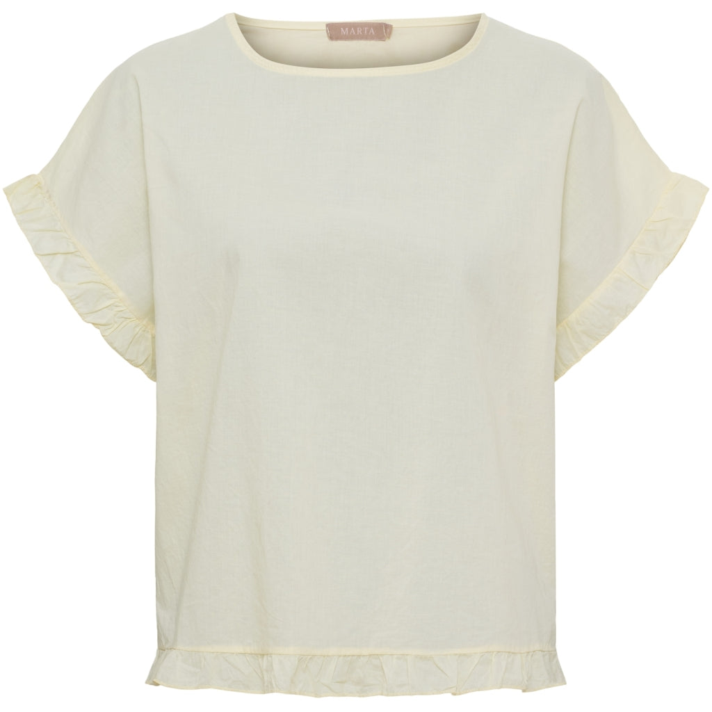 MARTA DU CHATEAU Marta Du Chateau dam top MdcKasimira Top Giallo