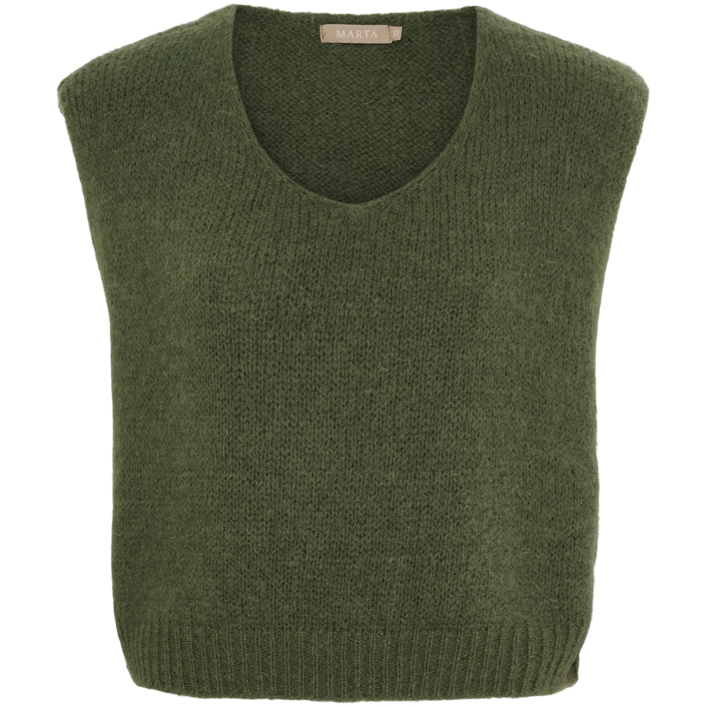 MARTA DU CHATEAU Marta Du Chateau dam väst MdcMarlene 5114 Vest Military27623