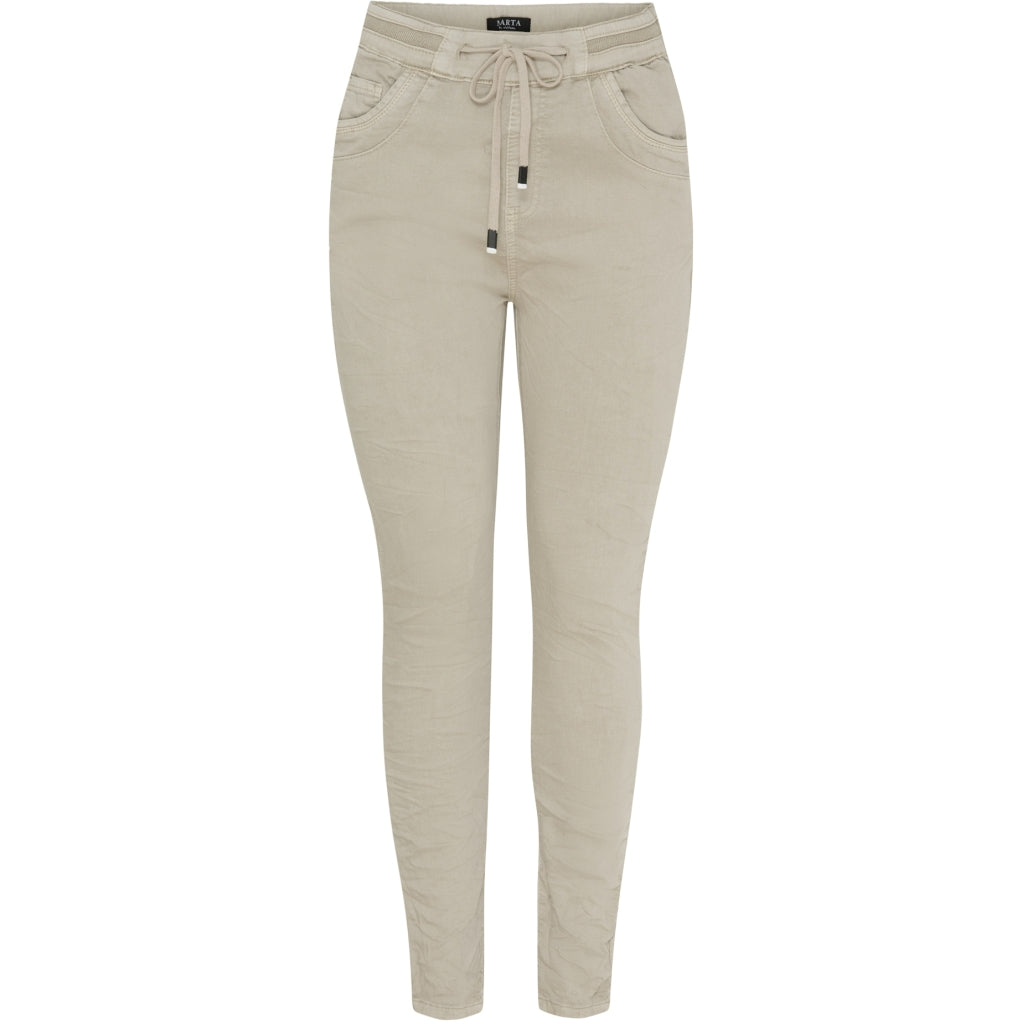 MARTA DU CHATEAU Marta Du Chateau dame bukser MdcHanna Jeans Beige