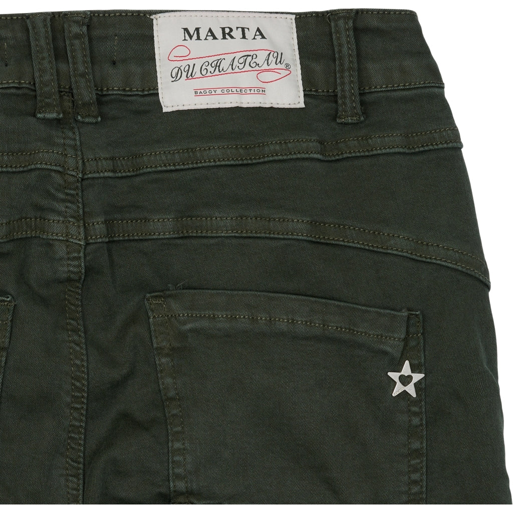 MARTA DU CHATEAU Marta Du Chateau dame jeans Betty Jeans Black Jeans Kaki