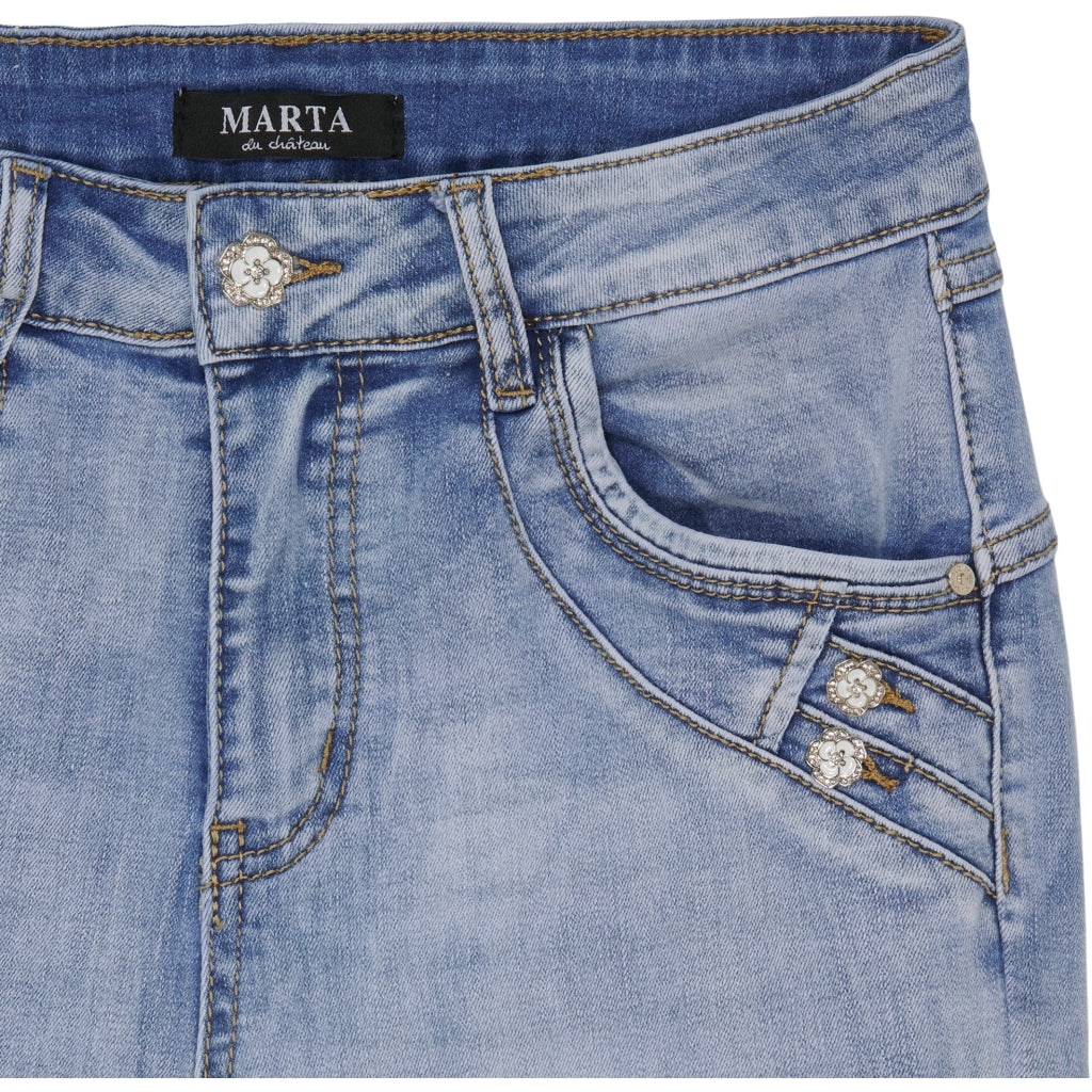 MARTA DU CHATEAU Marta Du Chateau dame jeans Emma 2655 Jeans Denimblue